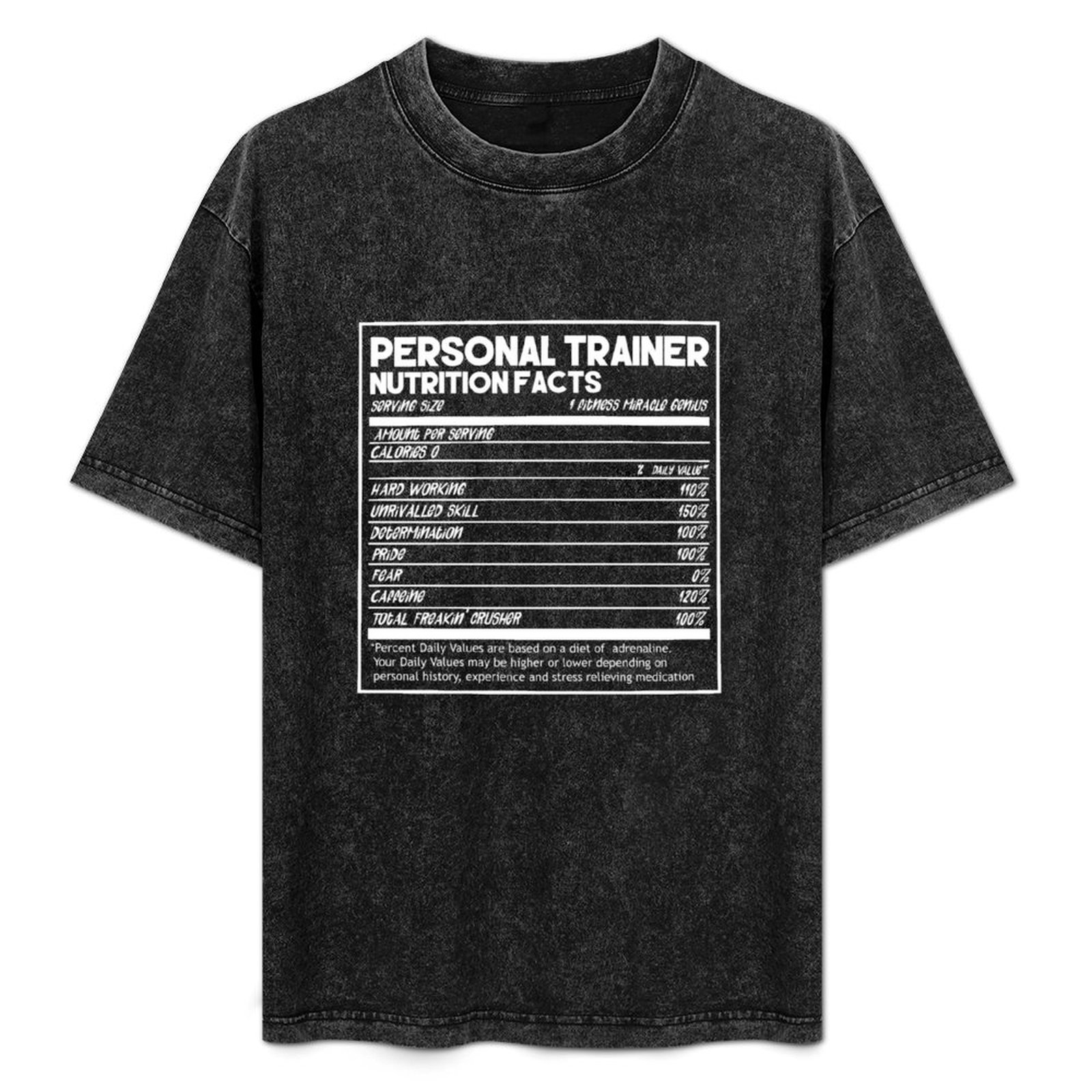 Nutrition And Exercise - Camiseta engraçada de treinador pessoal com