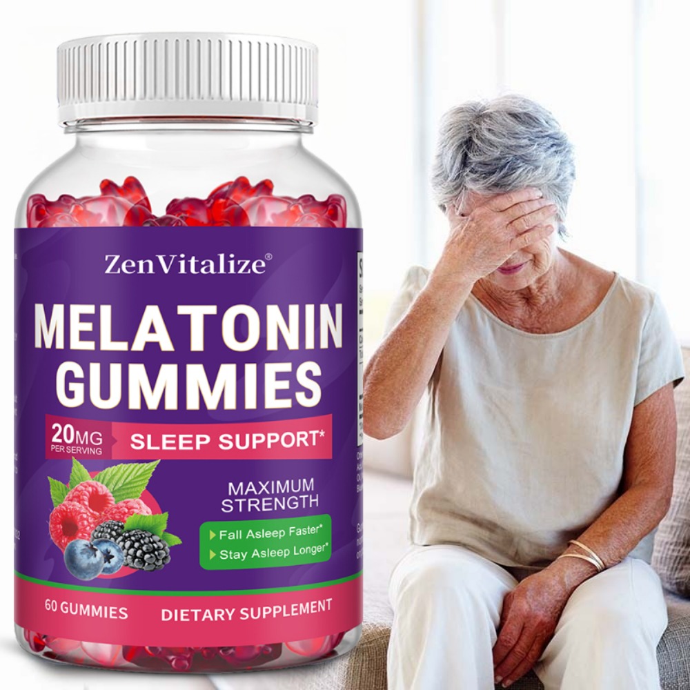 Melatonin Sleep Gummy - Gomas de Melatonina para Adultos: Melhoram