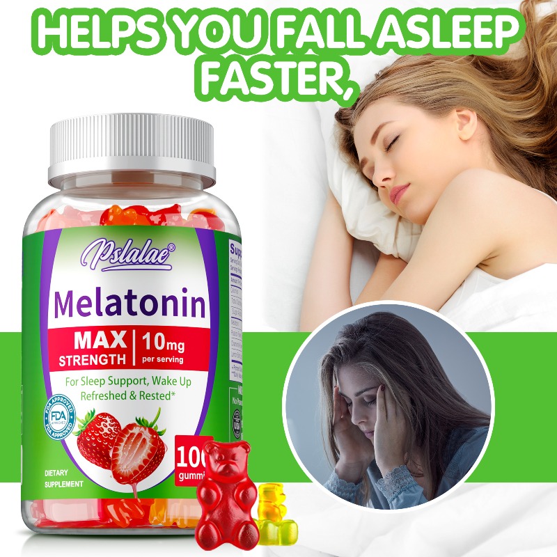 Melatonin Sleep Gummy - Melatonina Gummy - Auxiliar o sono,