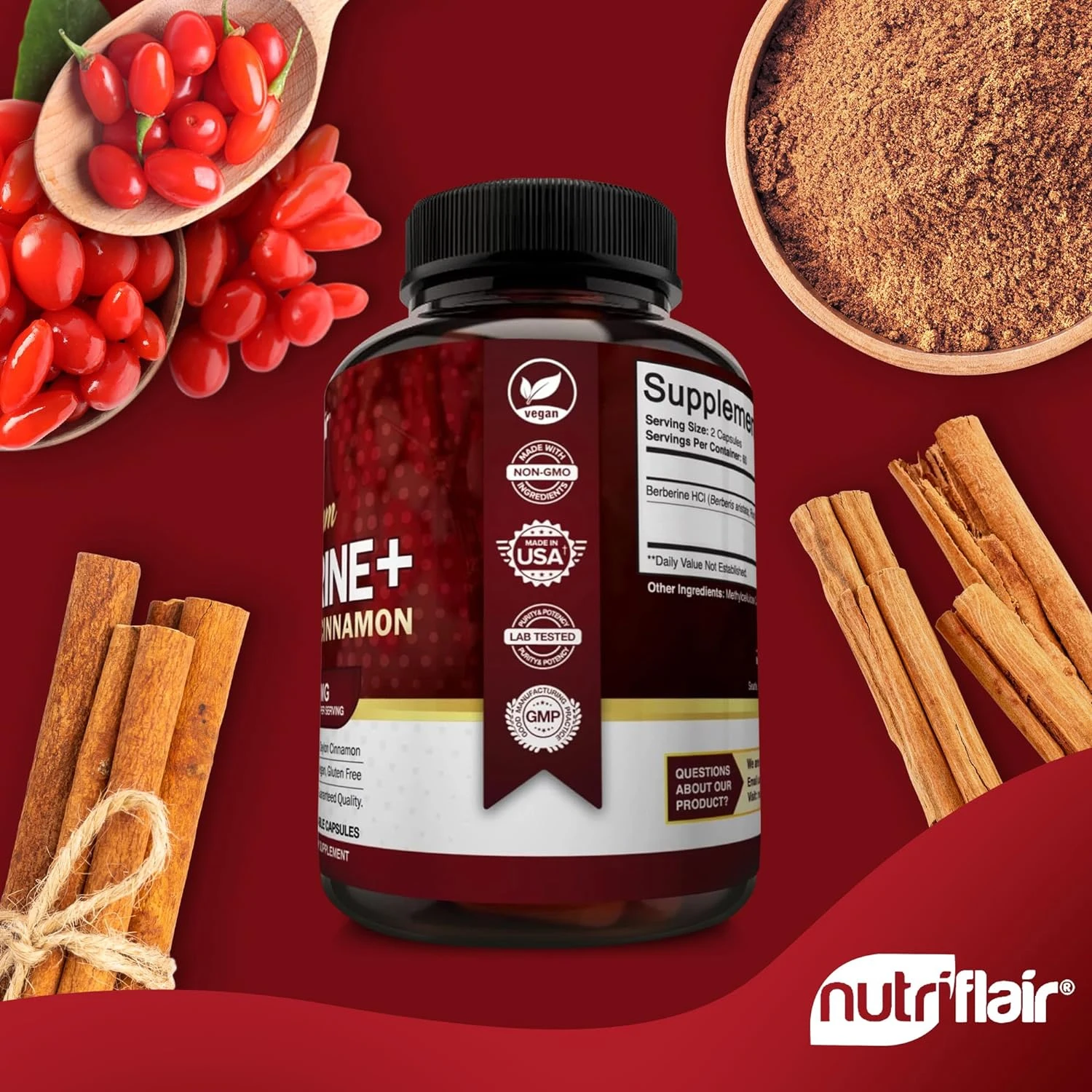 Premium Berberine HCL - apoia  - Berberine Hcl Capsule avaliação e preço