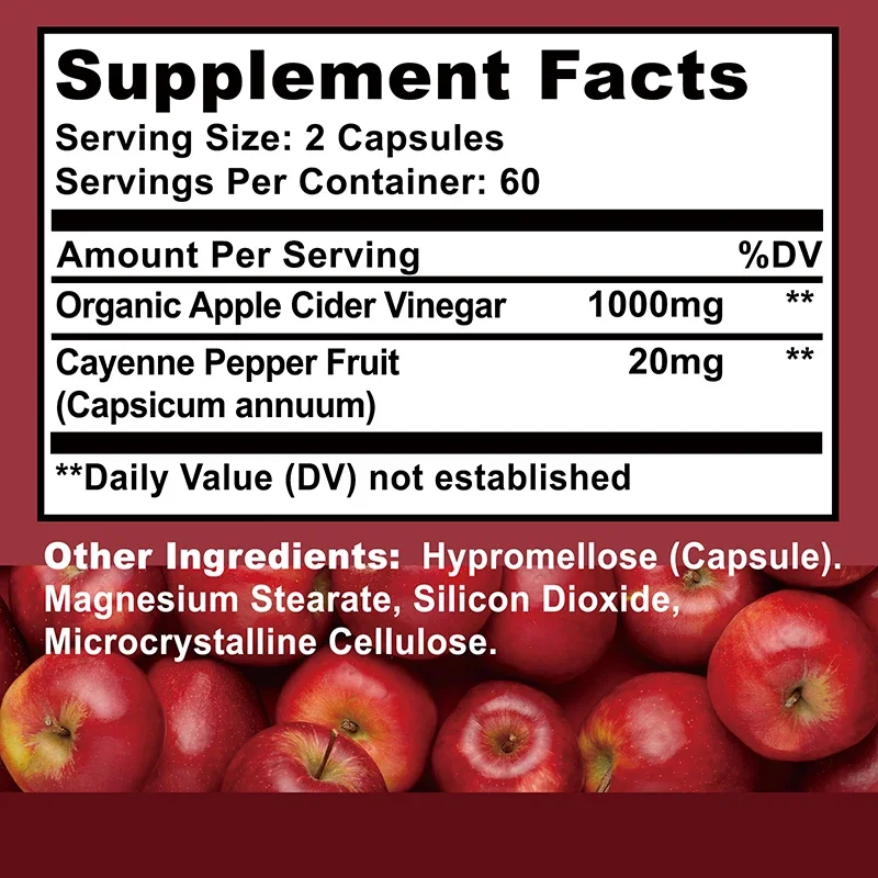 Vinagre de sidra de maçã - ger - Apple Cider Vinegar Pill avaliação e preço