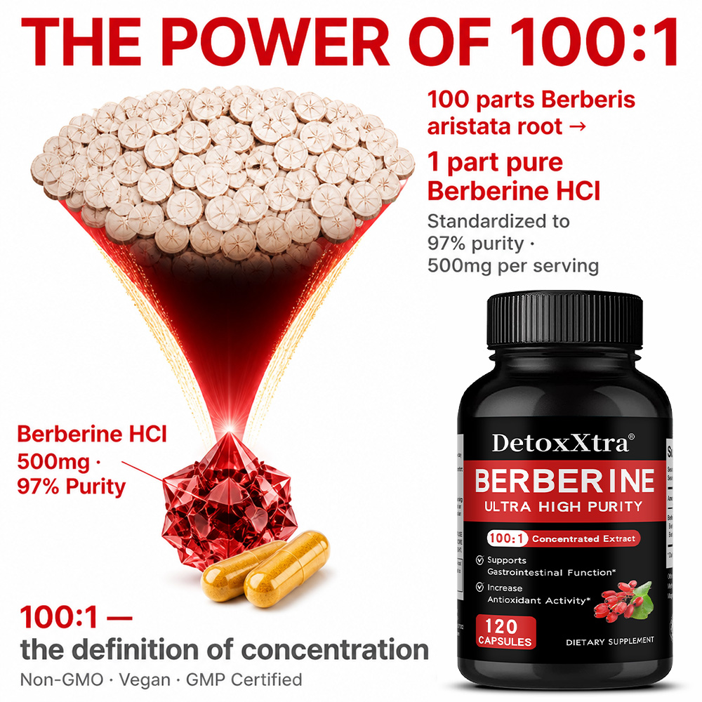 Cápsulas de Berberina HCL 500m - Berberine Hcl Capsule avaliação e preço