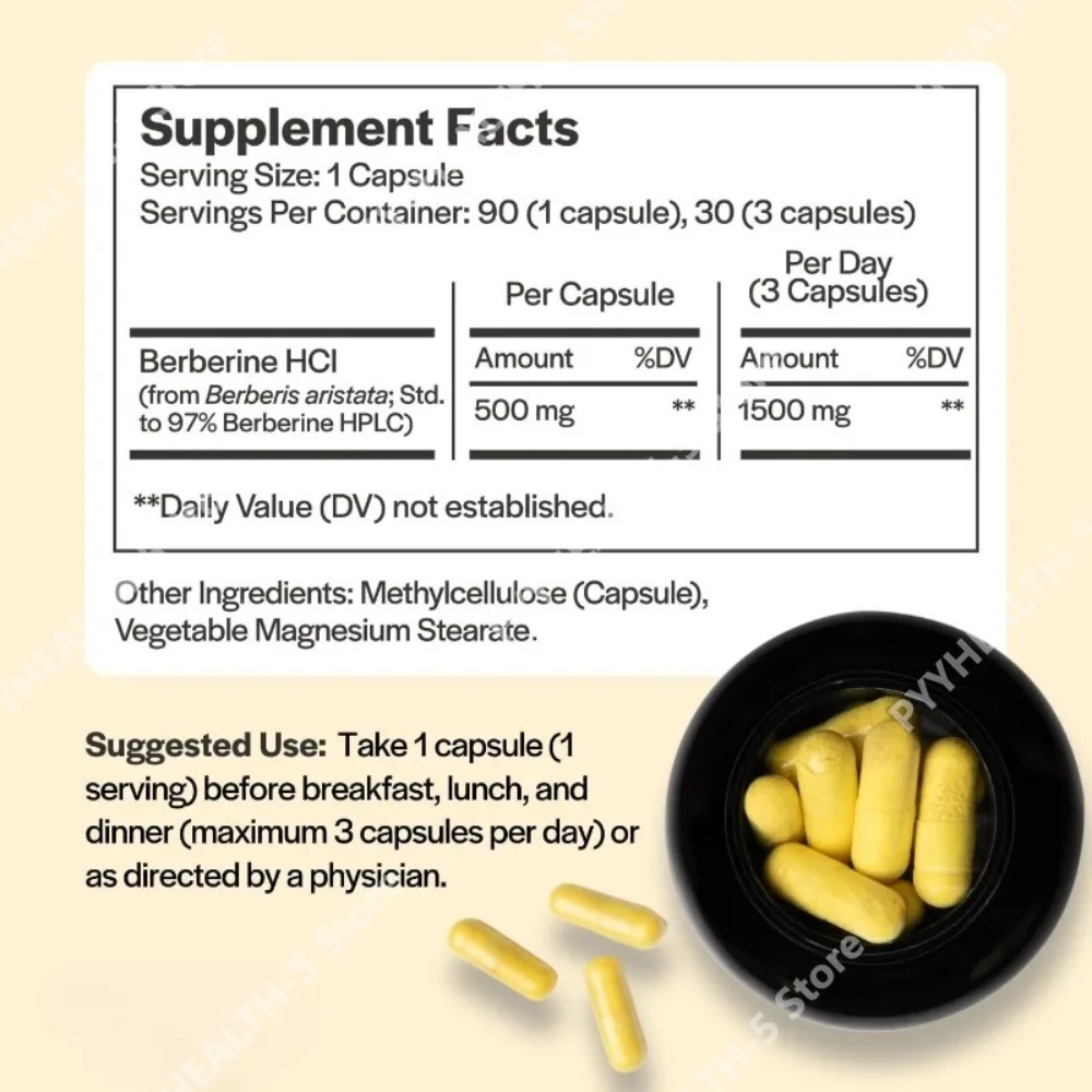 Suplemento de Berberina HCl 50 - Berberine Hcl Capsule avaliação e preço