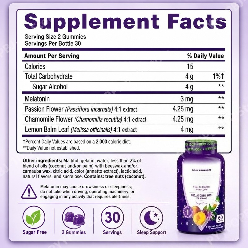 Gomas para Dormir com Melatoni - Melatonin Sleep Gummy avaliação e preço