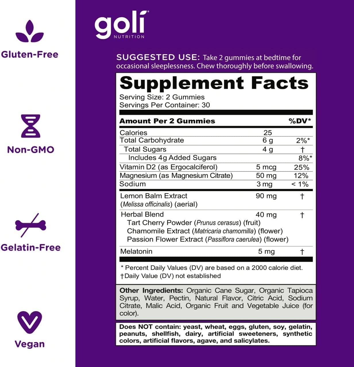 Gomas para dormir – aumenta a  - Melatonin Sleep Gummy avaliação e preço
