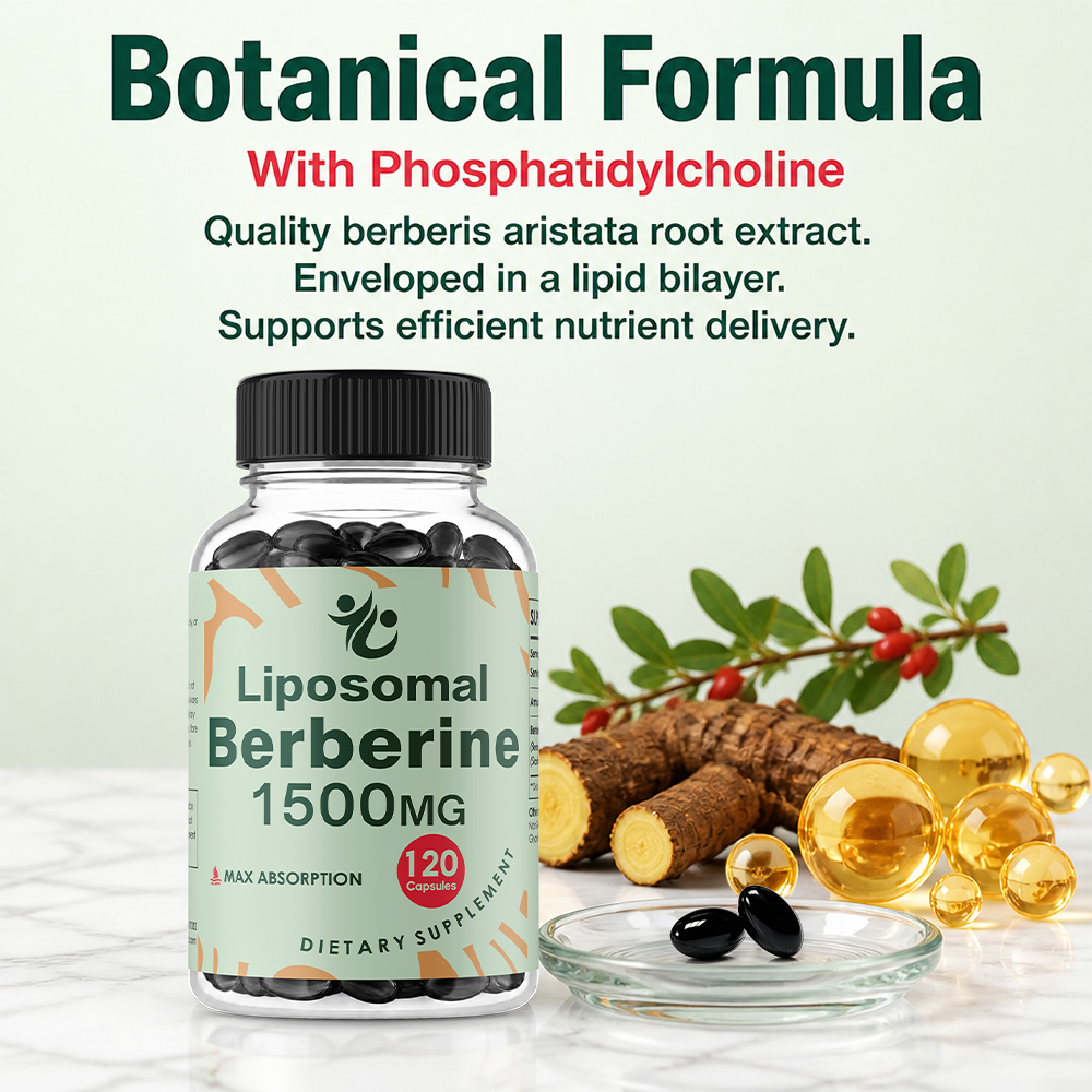 Berberina HCL Lipossomal - 150 - Berberine Hcl Capsule avaliação e preço