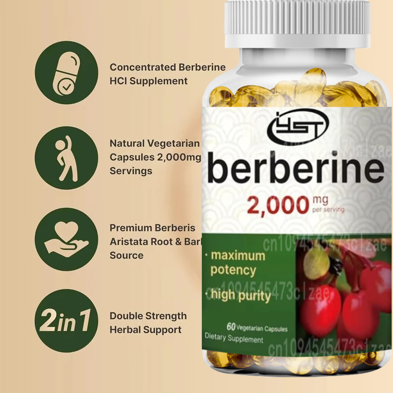 Suplemento Berberina |   60 cá - Berberine Hcl Capsule avaliação e preço