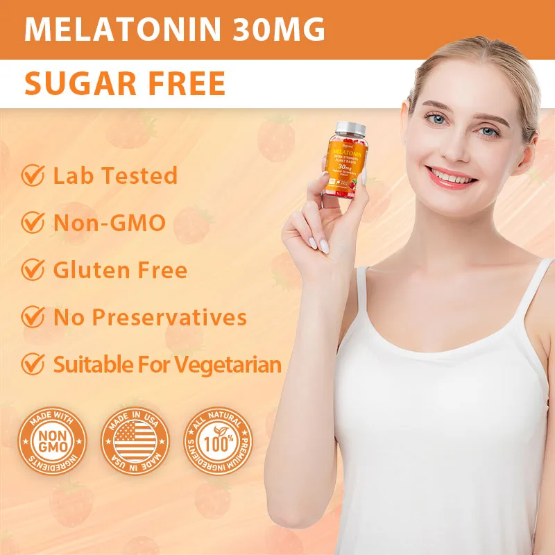 Melatonina 30mg - Acalma a men - Melatonin Sleep Gummy avaliação e preço