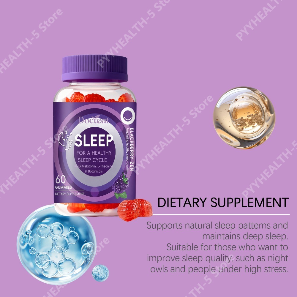 Docteat Gomas para Dormir 3mg  - Melatonin Sleep Gummy avaliação e preço