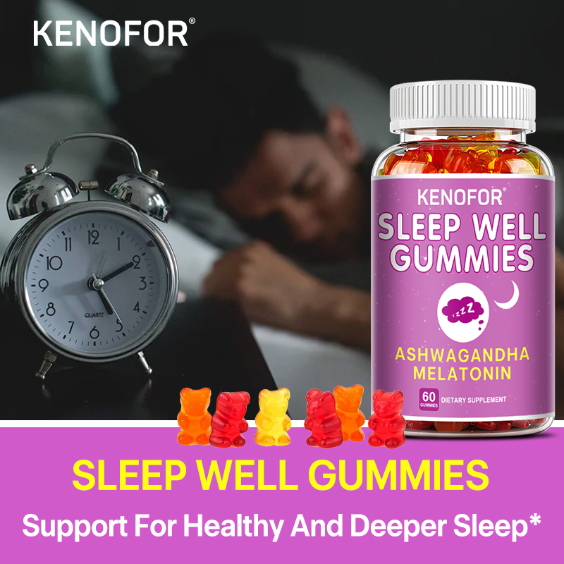 Melatonina + gomas Ashwagandha - Melatonin Sleep Gummy avaliação e preço