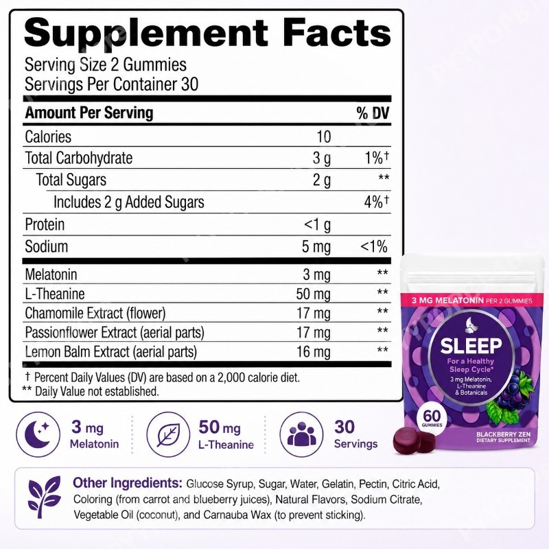 Gomas para Dormir com Melatoni - Melatonin Sleep Gummy avaliação e preço