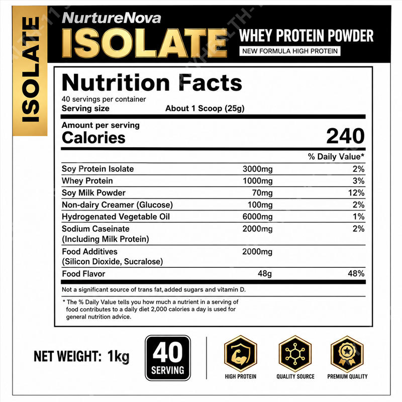Suplemento de Proteína Isolada - Fitness Nutrition Diet avaliação e preço