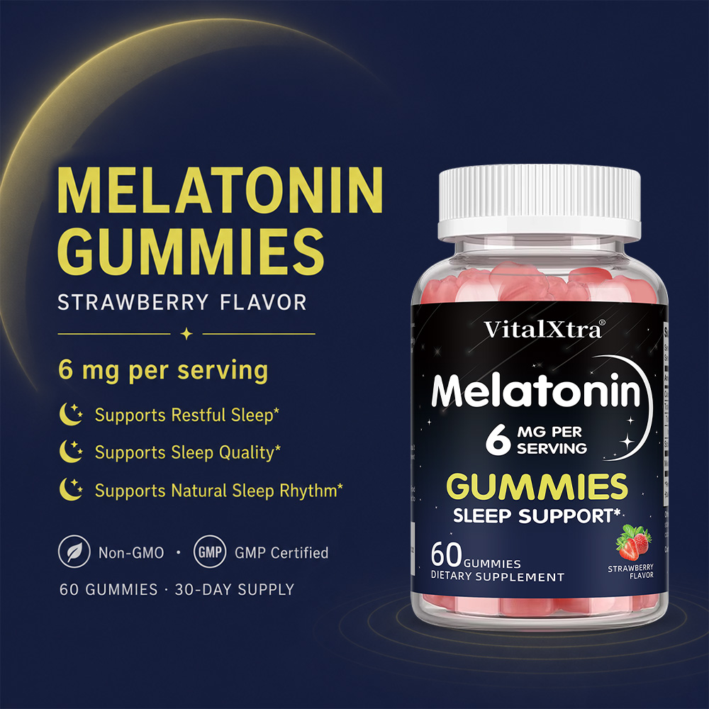 Gomas de Melatonina 6mg, Supor - Melatonin Sleep Gummy avaliação e preço