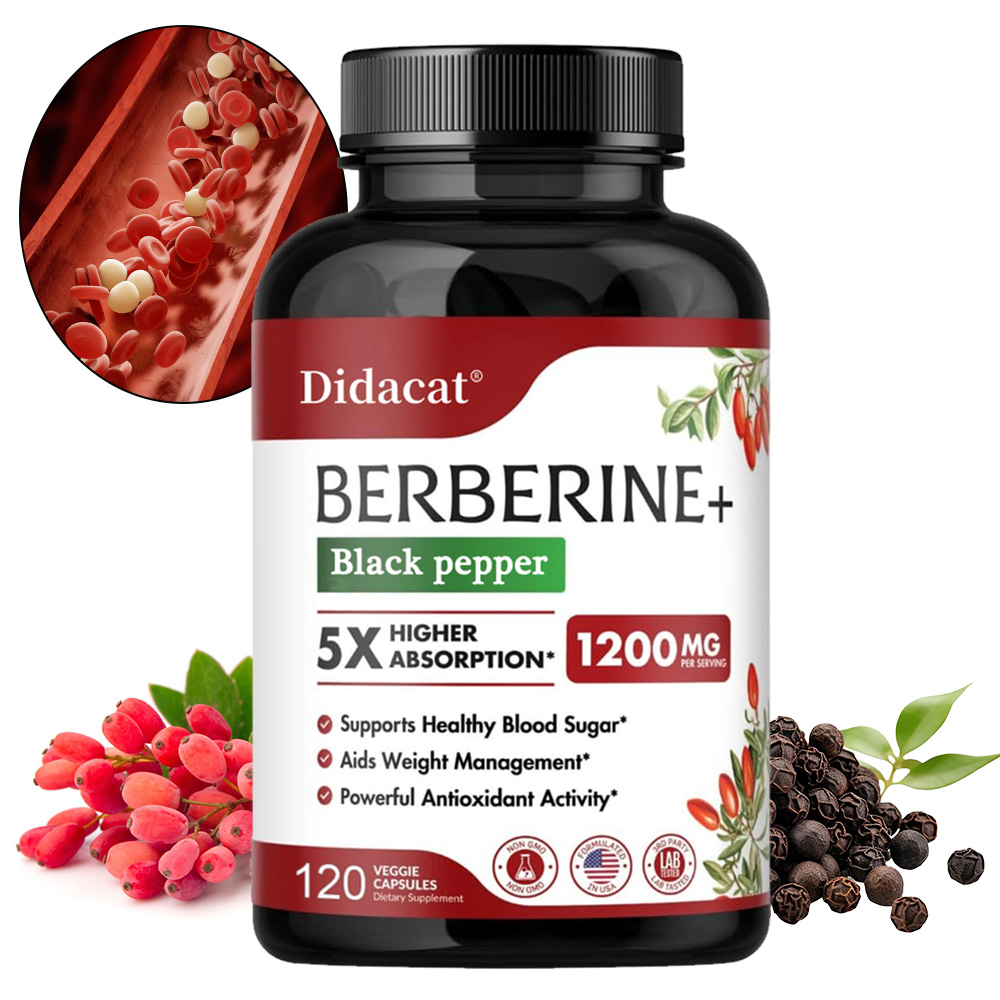 Suplemento de Berberina 1200mg - Berberine Hcl Capsule avaliação e preço