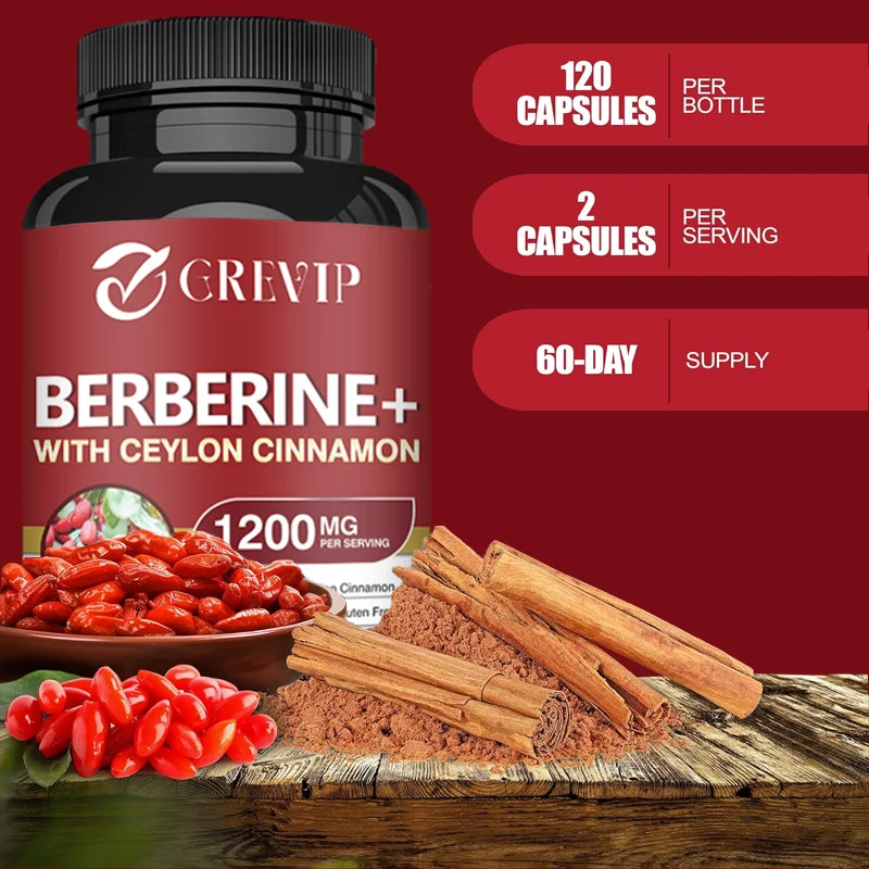 Berberine-Premium HCL 1200 Mg, - Berberine Hcl Capsule avaliação e preço